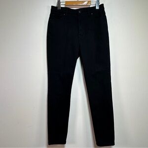 United Colors of Benetton Black Skinny Ankle Jeans Stretch Denim Size 6